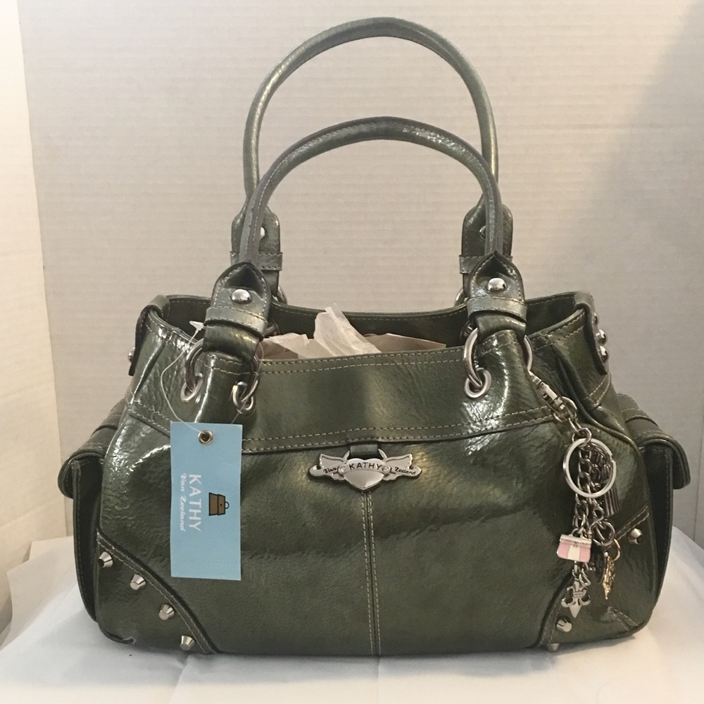 Final $ Drop Kathy Van Zeeland Green It Bag NWT!